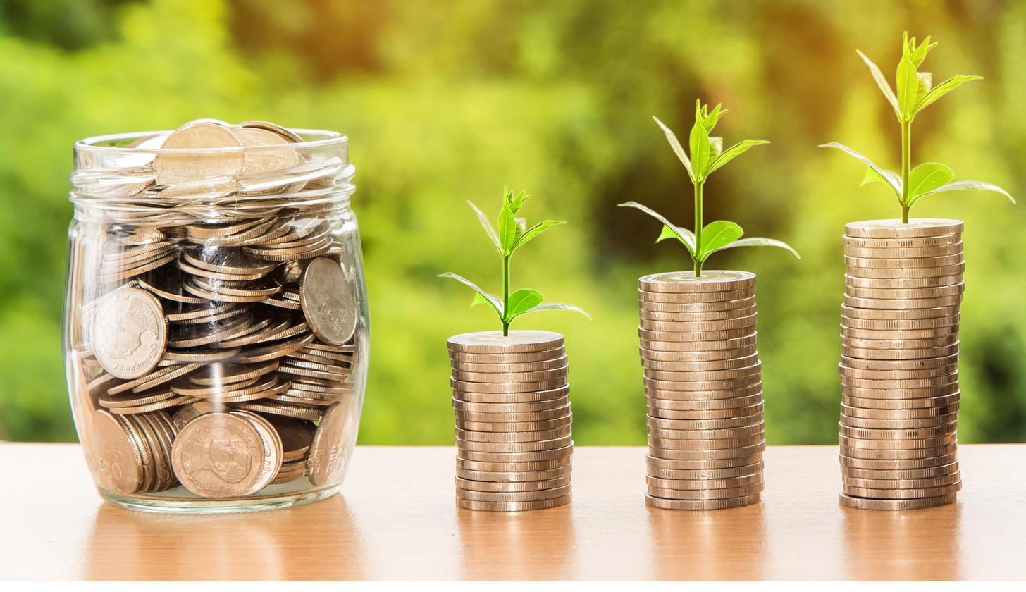 Three growing stacks of coins, representing the three Fundamentals tiers building on one another